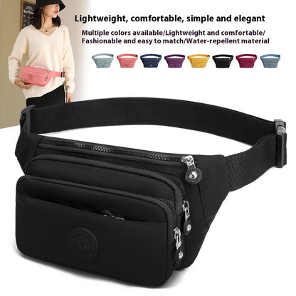 Solid Color Leisure Fashion Waist Bag Simple Special-interest Design Outdoor Limorista