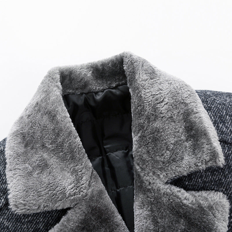 Woolen Coat Autumn And Winter Clothing Middle-aged Men&