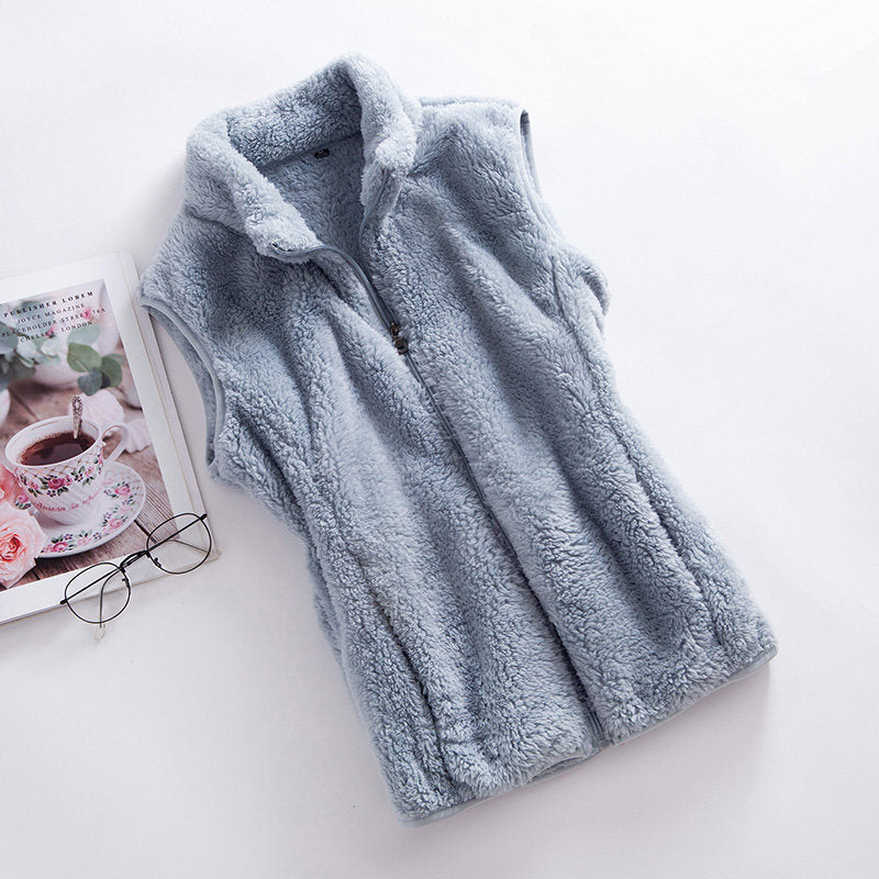 Double-sided Fleece Sweater Women&