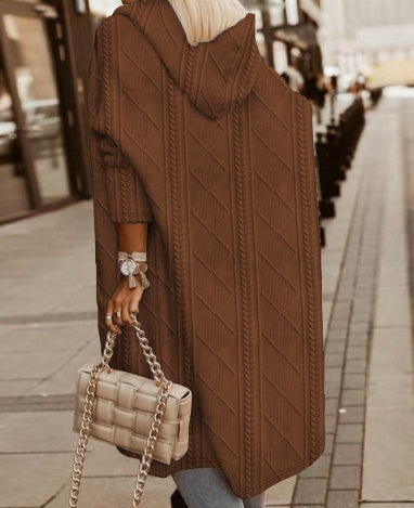 Fashion Solid Color Knitted Coat Limorista