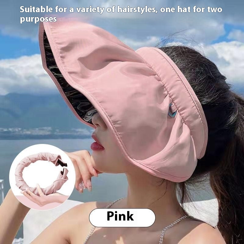 Summer Shell Hat FPF50 Empty-top Hat Women&