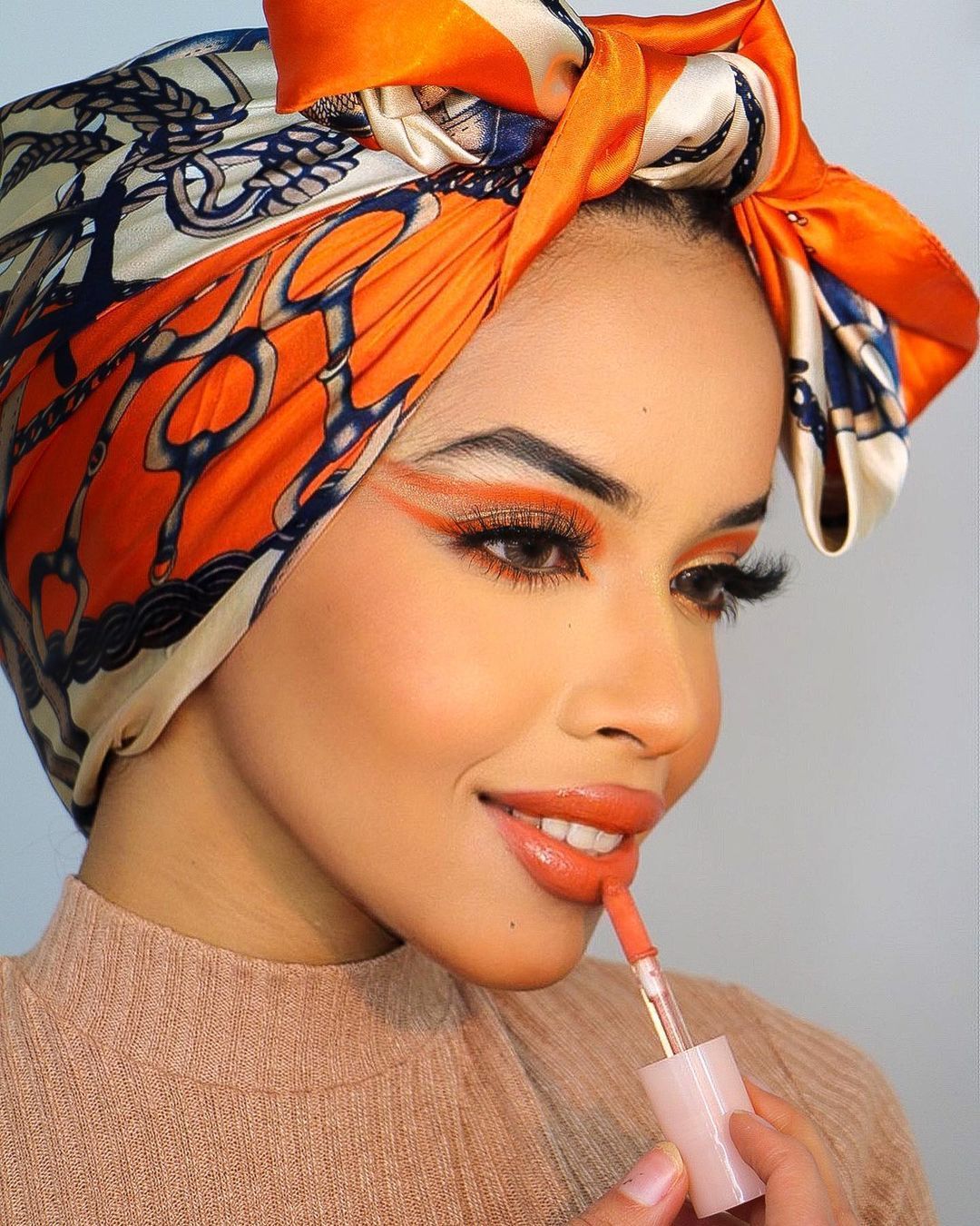 Chain Printed Scarf Women&