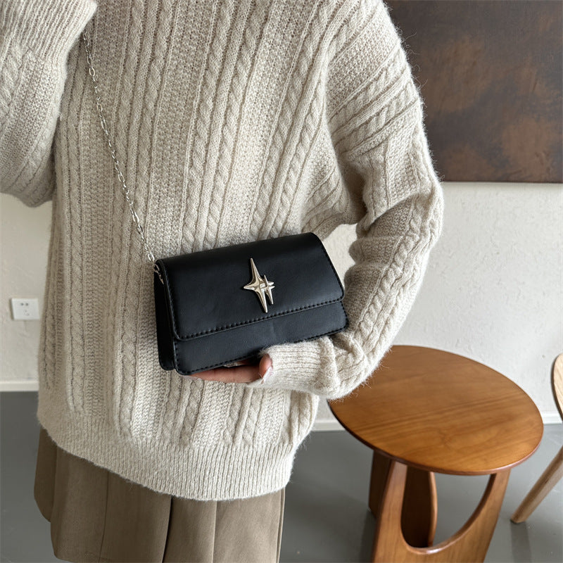 Autumn Simplicity Western Style Shoulder Crossbody Portable Small Square Bag Limorista