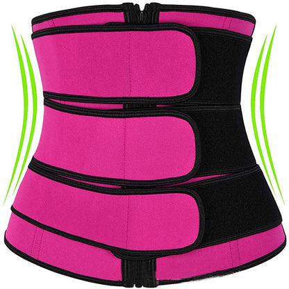 Tummy Sweat Shapewear Bodysuits Women Waist Trainer Slimming 2-3 Belts Workout Shaper Corset Limorista