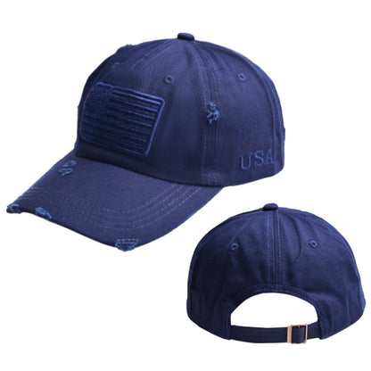 Letter Embroidery USA Flag Baseball Hat Limorista