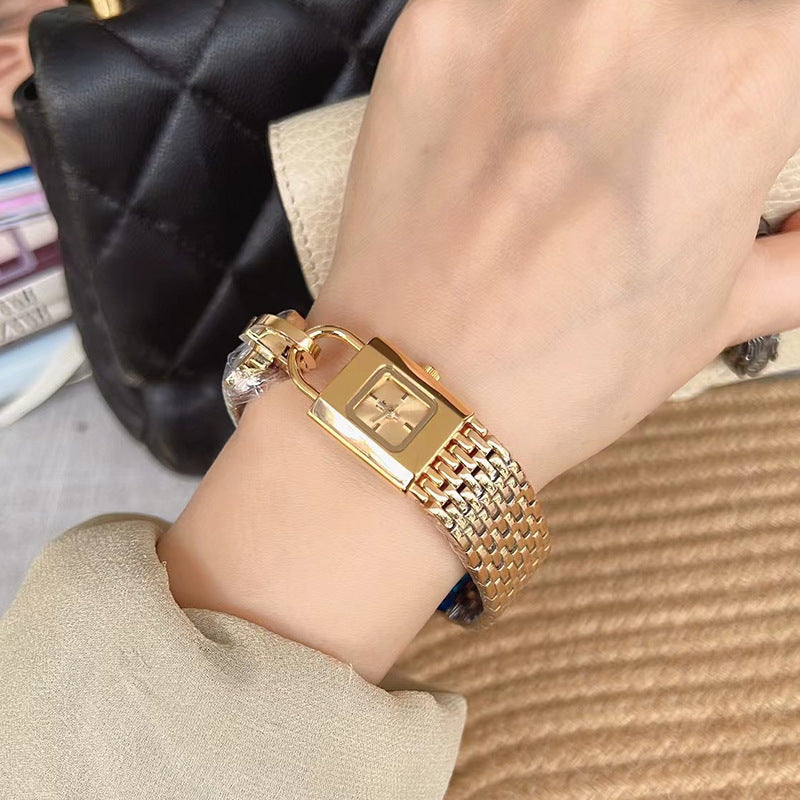 Lock Head Fashion Steel Watch Female Small Dial Limorista
