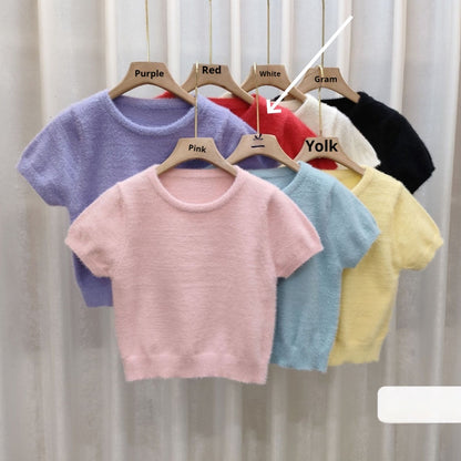 Short Sleeve Slim Fit Inner Wear Bottoming Shirt Limorista