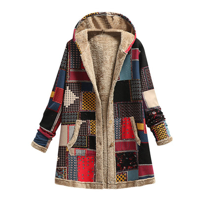 Loose plus size woolen coat Limorista