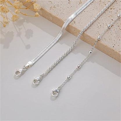 Exquisite Twist Bracelet Stainless Steel Layered Wear Snake Bones Chain Limorista