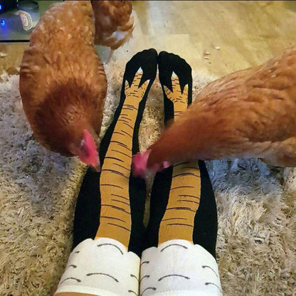 Spring And Autumn Knee Socks Funny Chicken Socks Limorista