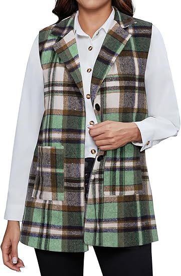 Plaid Waistcoat Limorista