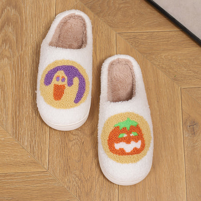 Halloween Warm Indoor Non Slip Cotton Slippers Limorista