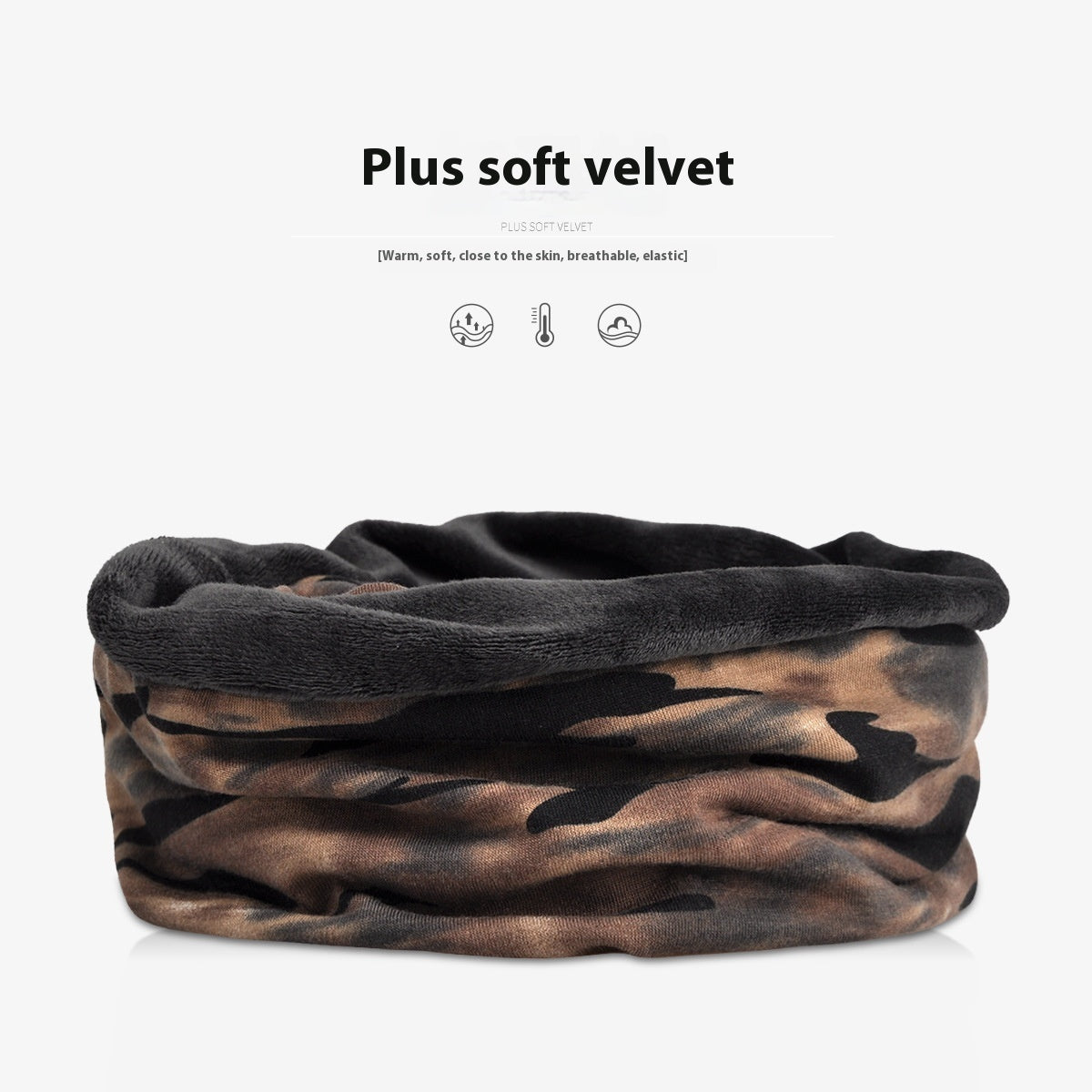 Dual-use Outdoor Windproof Thermal Fleece-lined Toque Limorista