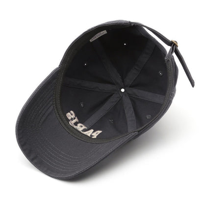 Personalized Washed Letter Embroidered Duckbill Hat Limorista