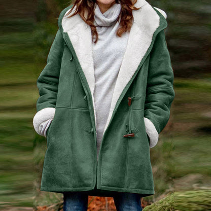 Medium length hooded coat Limorista
