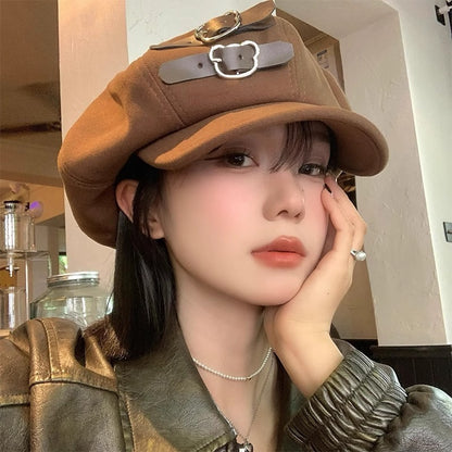 Cloud Hat For Women Autumn And Winter All-matching Small Face Limorista