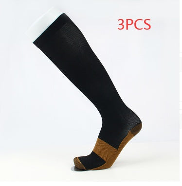 Copper Fiber Long Tube Compression Socks Limorista