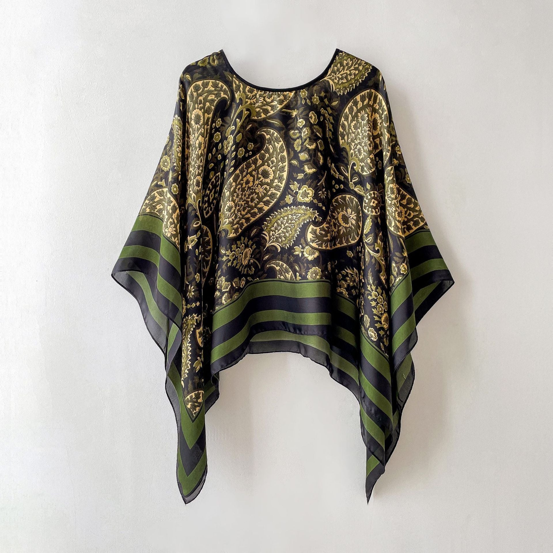 Silk Scarf Artificial Silk Sunscreen Scarf For Women Pullover Shawl Limorista