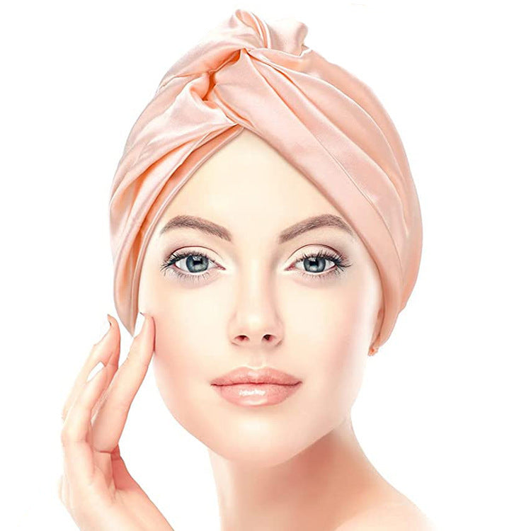 Double Layer  Silk Silk Nightcap Without Any Mark Limorista
