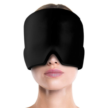 Ice Compress Headache Eye Mask Hat Relief For Migraines, Stress, And Tension Massage Tool Limorista