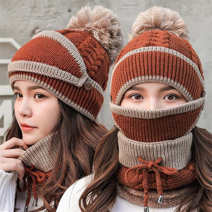 Fleece Thickened Warm Cycling Ear Protection Wool Hat Limorista