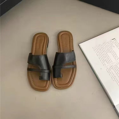 Simple Vacation Style Set Sandals Cool Casual Women&