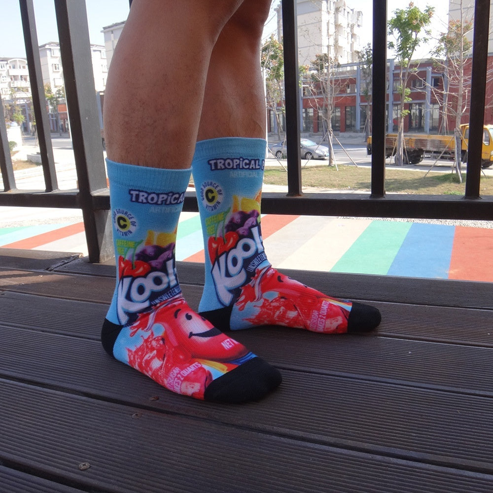 Cartoon Pet Head Face Socks Limorista