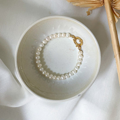 Baroque Natural Freshwater Pearl Bracelet Limorista