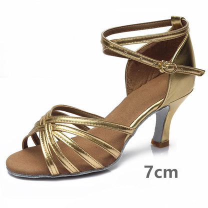 Indoor satin Latin dance shoes Limorista