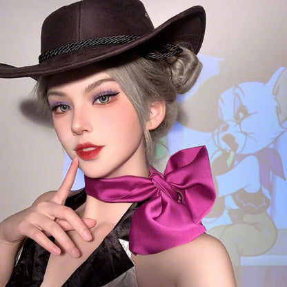 Bow Purple Neck Accessories Sexy Collar Female Band Limorista