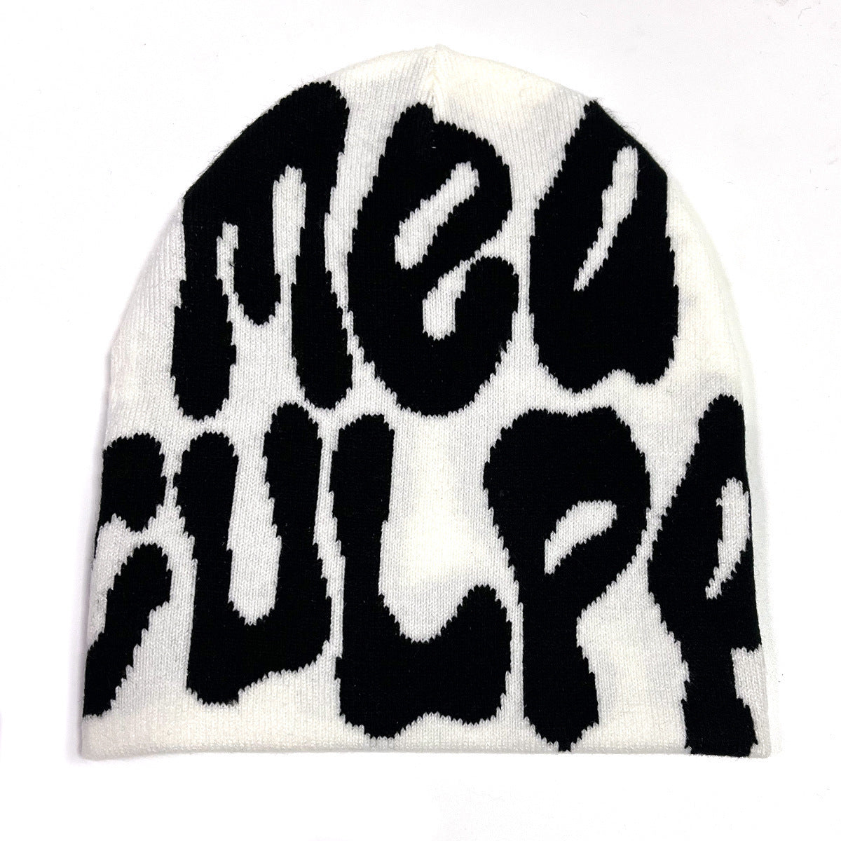 Jacquard Double-sided Acrylic Knitted Hat Without Curling Edges Limorista