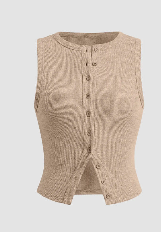 Slim Fit Sleeveless Waistcoat Vest Women Limorista
