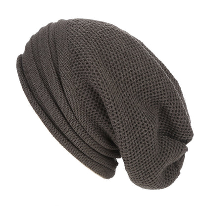 Pleated cuffed woolen hat Limorista