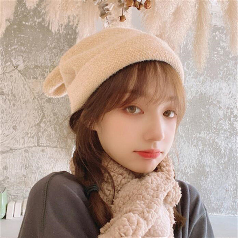 Winter Girl Cute Cold Protection Warm Beret Limorista