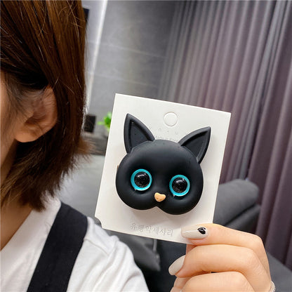 Korean Version Of Cute Cat Fashion Small Intestine Cloth Ring Limorista