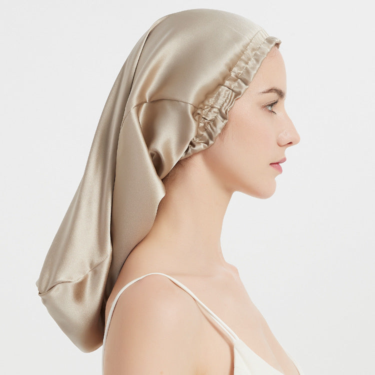 Silk Long Tube Nightcap Hair Care Thermal Heat Cap Limorista