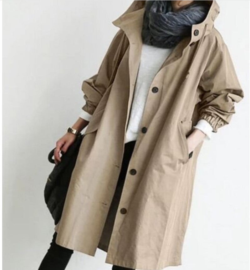 Casual Style Windbreaker Women&
