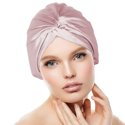 Double Layer  Silk Silk Nightcap Without Any Mark Limorista