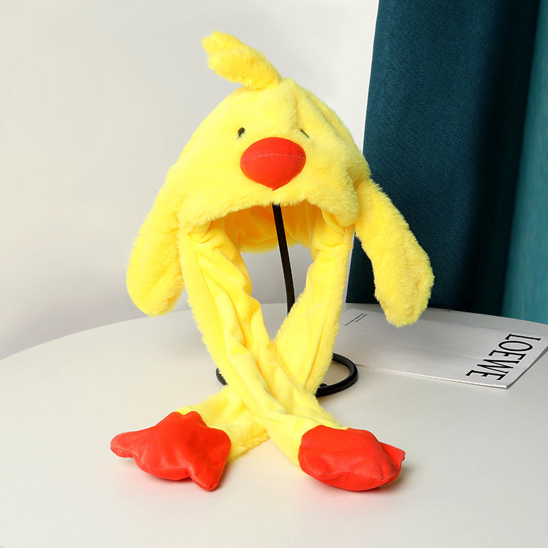 Warm Plush Moving Ear Hat Limorista