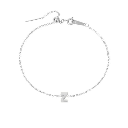 26 Letters Fashion Personality Stainless Steel Letter Bracelet Limorista