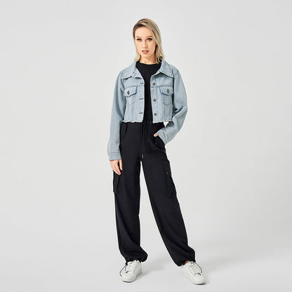 The Raw Edge Design Is Retro And Loose With A Soft Denim Jacket Limorista