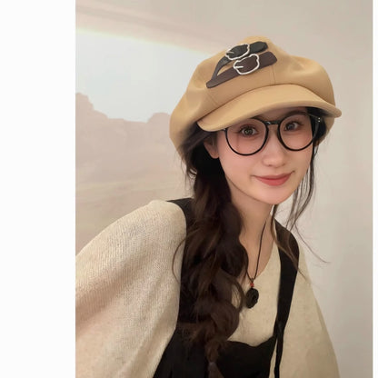 Cloud Hat For Women Autumn And Winter All-matching Small Face Limorista