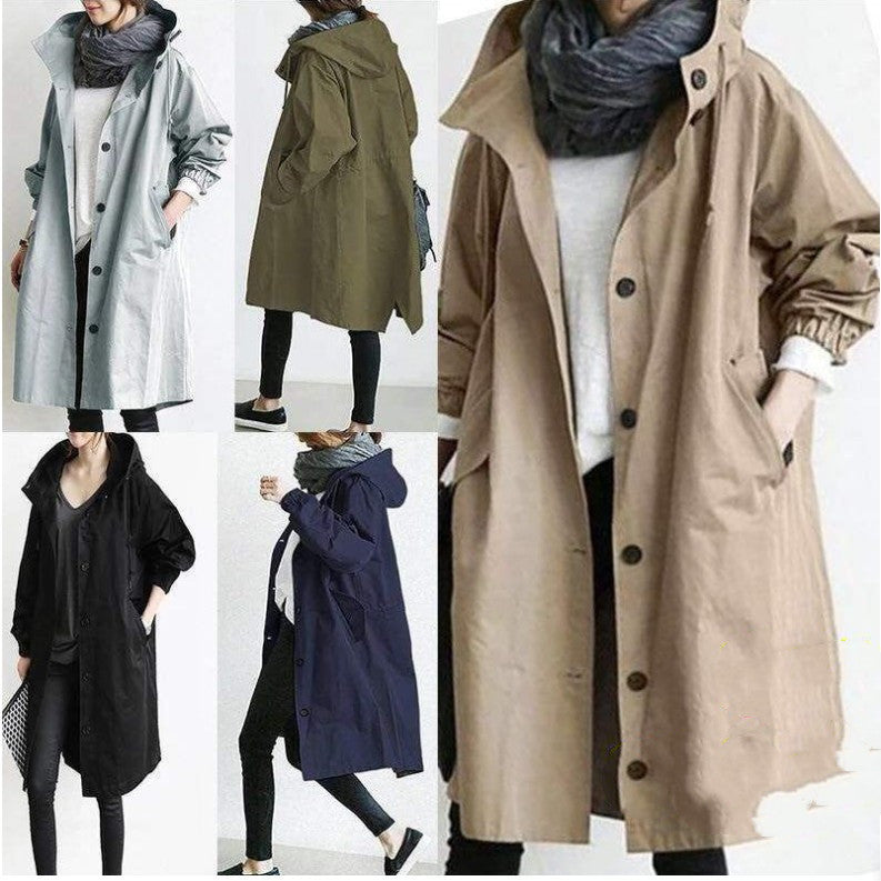 Casual Style Windbreaker Women&