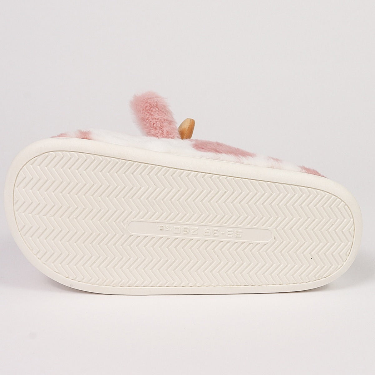 Cute Cartoon Cow Plush Slippers Winter Warm Indoor Bedroom Floor Fuzzy Slipper Couple Non-slip House Shoes Limorista