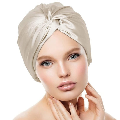 Double Layer  Silk Silk Nightcap Without Any Mark Limorista