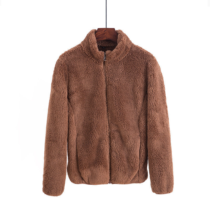 Double-sided Fleece Sweater Women&