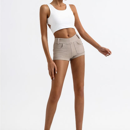 Quick-drying With Chest Pad Nude Feel Yoga Straps Top Limorista