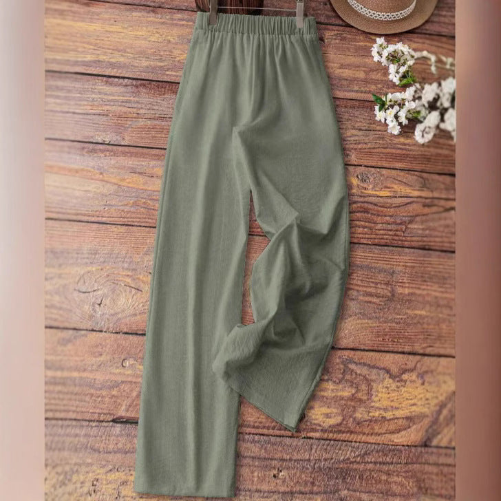 Fashion Casual Printing Loose Trousers For Women Limorista