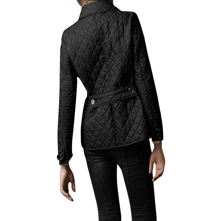 Fashionable Temperament Lapel Single-breasted Slim-fit Warmth Limorista