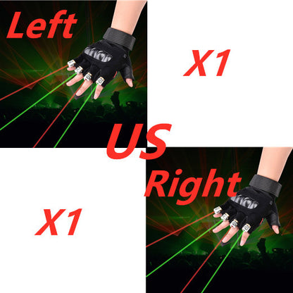 Stage Show  Red Green Laser Gloves Limorista